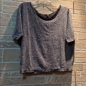 Express sparky gray top